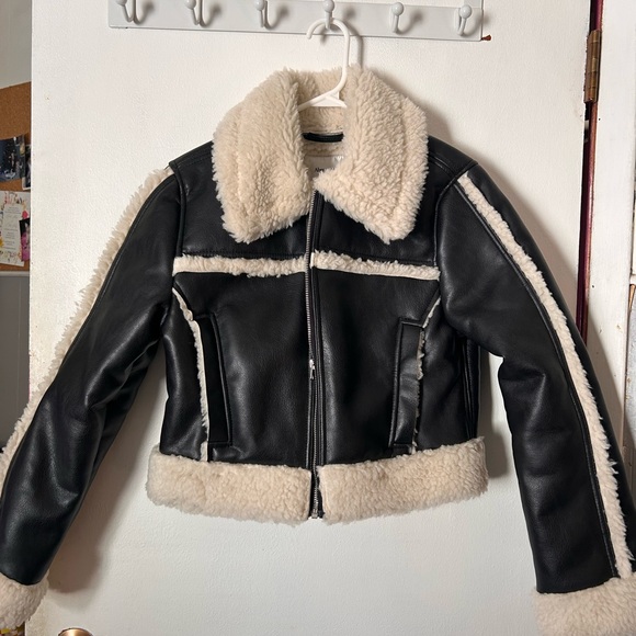 Abercrombie faux leather jacket - Picture 1 of 5